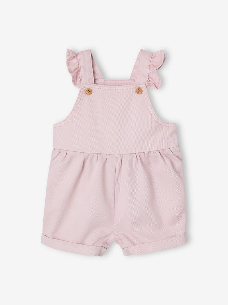 baby striped cotton dungarees main image 1