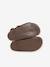 Leather Hook-&-Loop Sandals for Children, Designed for Autonomy camel - vertbaudet enfant 