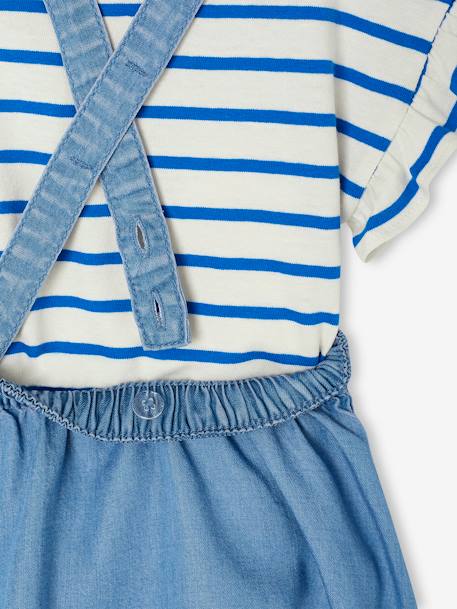 T-Shirt & Dungaree-Skirt Set for Babies double stone - vertbaudet enfant 
