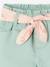 Wide Leg Trousers with Tie Belt for Babies grey blue - vertbaudet enfant 