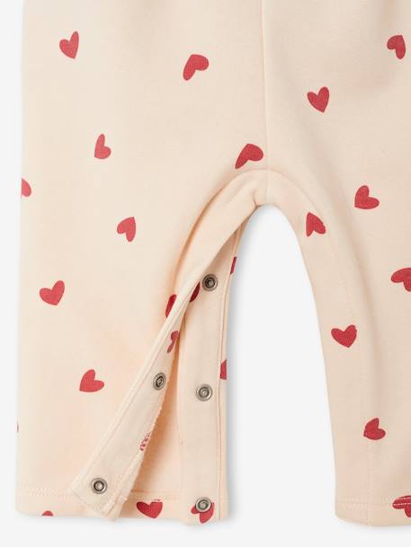 Salopette bébé fille molleton + bandeau écru+vanille - vertbaudet enfant 