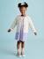 Printed Quilted Jacket & Dress Set for Girls rose+violet - vertbaudet enfant 