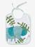 Lot 7 bavoirs bleu ciel+imprimé jungle+vert d'eau - vertbaudet enfant 