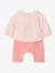 Newborn sleepsuit and trousers set rose - vertbaudet enfant 