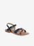 Fancy Leather Sandals for Children set blue - vertbaudet enfant 