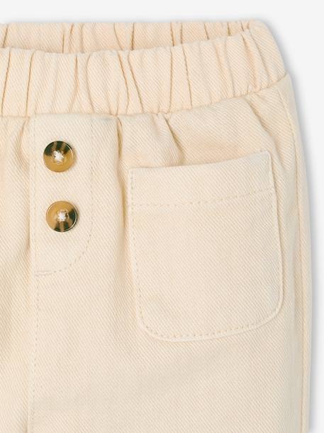 Trousers with Elasticated Waistband for Babies caramel+vanilla - vertbaudet enfant 