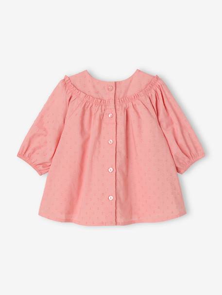 Plumetis birth dress rose - vertbaudet enfant 