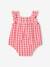 Sleeveless gingham sleepsuit raspberry pink - vertbaudet enfant 