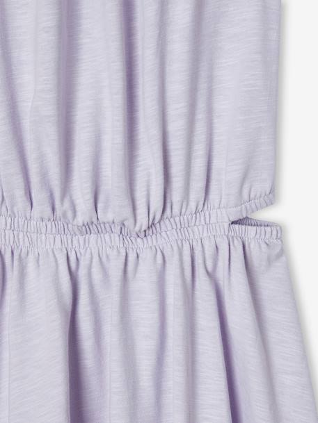 Lace Trim Strappy Dress for Girls lavender+vanilla - vertbaudet enfant 