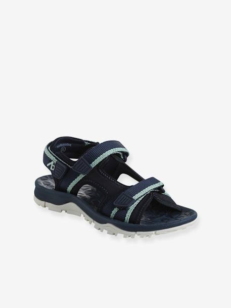 Hook-&-Loop Sandals for Children navy blue - vertbaudet enfant 