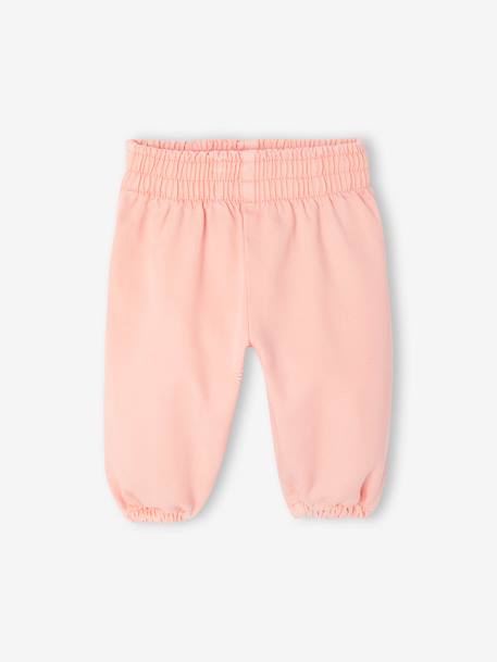 Baby girls' twill trousers pale pink - vertbaudet enfant 