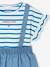 T-Shirt & Dungaree-Skirt Set for Babies double stone - vertbaudet enfant 