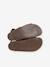 Leather Hook-&-Loop Sandals for Children camel - vertbaudet enfant 