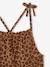 Printed Strappy Playsuit for Girls beige - vertbaudet enfant 