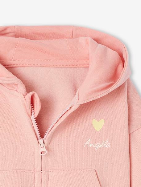 Sports Combo: Zipped Hoodie & Bottoms, for Babies pale pink - vertbaudet enfant 