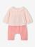 Newborn sleepsuit and trousers set rose - vertbaudet enfant 