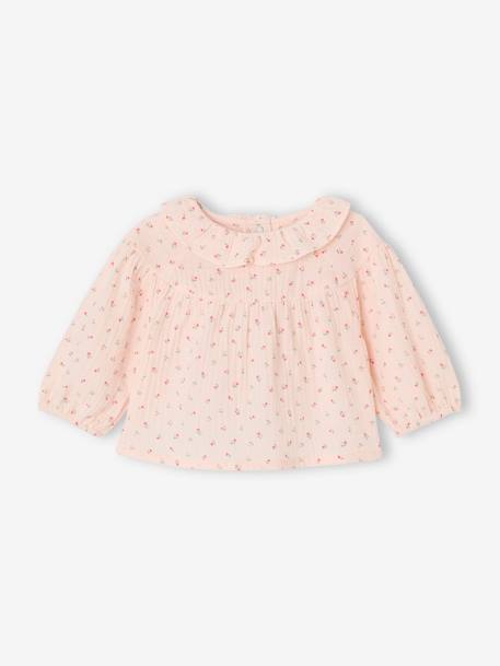 Newborn sleepsuit and trousers set rose - vertbaudet enfant 