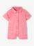 Combishort en twill bébé rose bonbon - vertbaudet enfant 