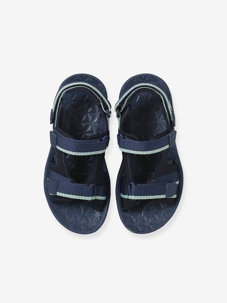 Hook-&-Loop Sandals for Children navy blue - vertbaudet enfant 