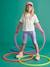 Girls' iridescent cycling shorts and t-shirt set lilac - vertbaudet enfant 