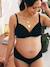 Padded, Non-Wired Nursing Bra in Organic Cotton* black - vertbaudet enfant 
