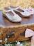Ballet Pumps for Girls gold+printed beige - vertbaudet enfant 
