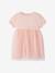 Occasion Wear Dress in Tulle & Glitter, for Babies pale pink - vertbaudet enfant 