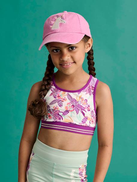 Pack of Tops + Sports Bra for Girls ecru - vertbaudet enfant 