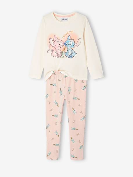 Pyjama Disney Stitch & Angel rose pâle - vertbaudet enfant 
