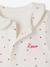 Combinaison fleurie naissance personnalisable blanc imprimé+écru - vertbaudet enfant 