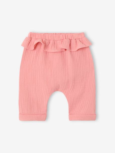 Newborn sleepsuit and trousers set rose - vertbaudet enfant 