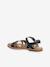 Pair of Fancy Strappy Leather Sandals for Children, Designed for Autonomy set blue - vertbaudet enfant 