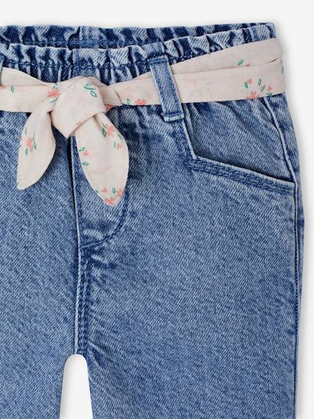 Wide Leg Trousers with Tie Belt for Babies double stone - vertbaudet enfant 