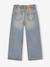 Jean fille large bleu moyen+denim black+denim bleached+denim brut+denim gris+stone - vertbaudet enfant 