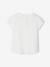 T-Shirt with Fancy Gingham Pocket, for Babies ecru - vertbaudet enfant 
