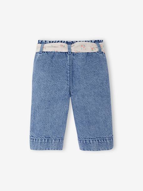 Wide Leg Trousers with Tie Belt for Babies double stone - vertbaudet enfant 