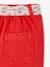 Pantalon large bébé avec ceinture à nouer rouge - vertbaudet enfant 