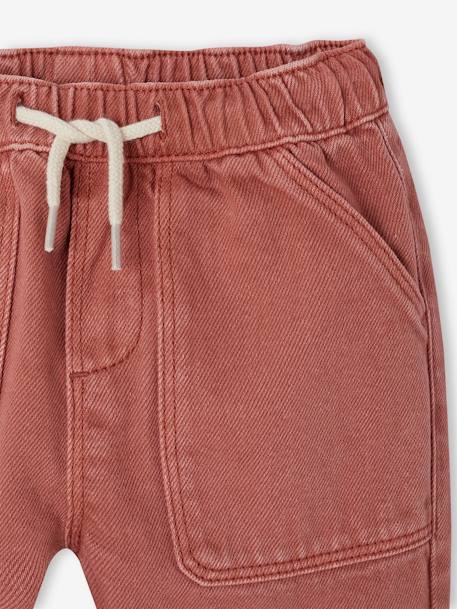 Trousers with Elasticated Waistband for Babies clay beige - vertbaudet enfant 
