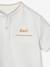 Boy's Mao collar polo shirt ecru+navy blue+sky blue - vertbaudet enfant 