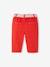 Wide Leg Trousers with Tie Belt for Babies red - vertbaudet enfant 
