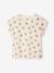 T-shirt and dungaree set for girls rose+sage green - vertbaudet enfant 