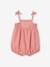 Playsuit with Smocked Bloomers for Babies rose - vertbaudet enfant 
