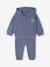Sports Combo: Zipped Hoodie & Bottoms, for Babies indigo - vertbaudet enfant 