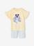 Ensemble tee-shirt + cycliste Disney Stitch jaune pastel - vertbaudet enfant 