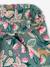 Pantalon fluide imprimé fleurs fille marine+rouge+vert émeraude - vertbaudet enfant 