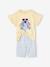 Ensemble tee-shirt + cycliste Disney Stitch jaune pastel - vertbaudet enfant 