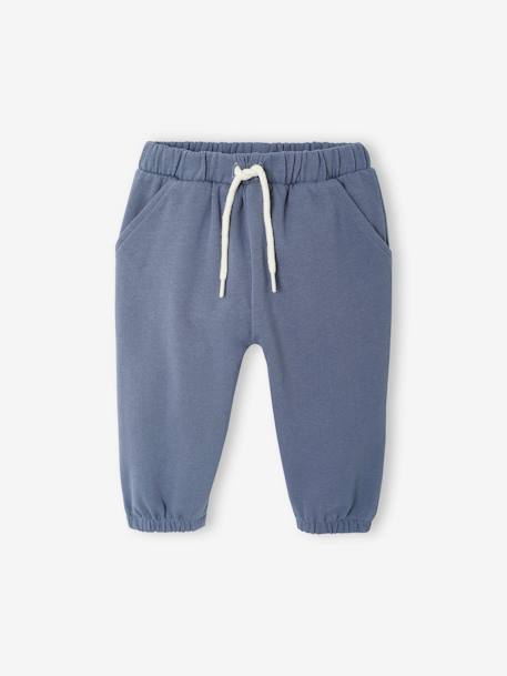 Sports Combo: Zipped Hoodie & Bottoms, for Babies indigo - vertbaudet enfant 