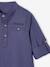 Chemise col Mao personnalisable blanc+bleu ardoise+bleu ciel+vert sauge - vertbaudet enfant 