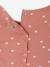 Combishort bébé fille manches volantées écru+rose - vertbaudet enfant 