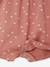 Combishort bébé fille manches volantées écru+rose - vertbaudet enfant 